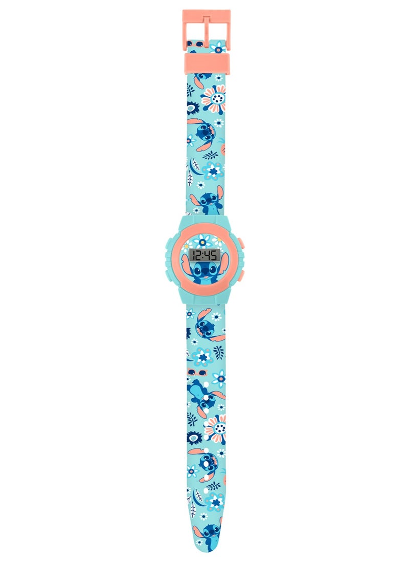 Lilo & Stitch Blue Digital Girls Watch - LAS4082ARG