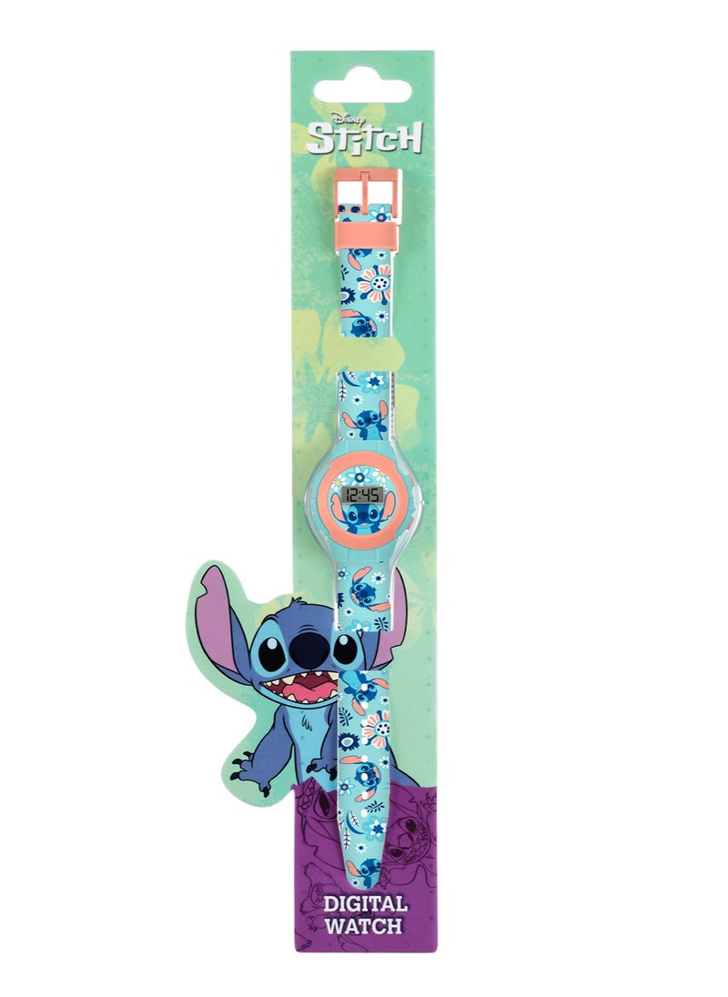 Lilo & Stitch Blue Digital Girls Watch - LAS4082ARG