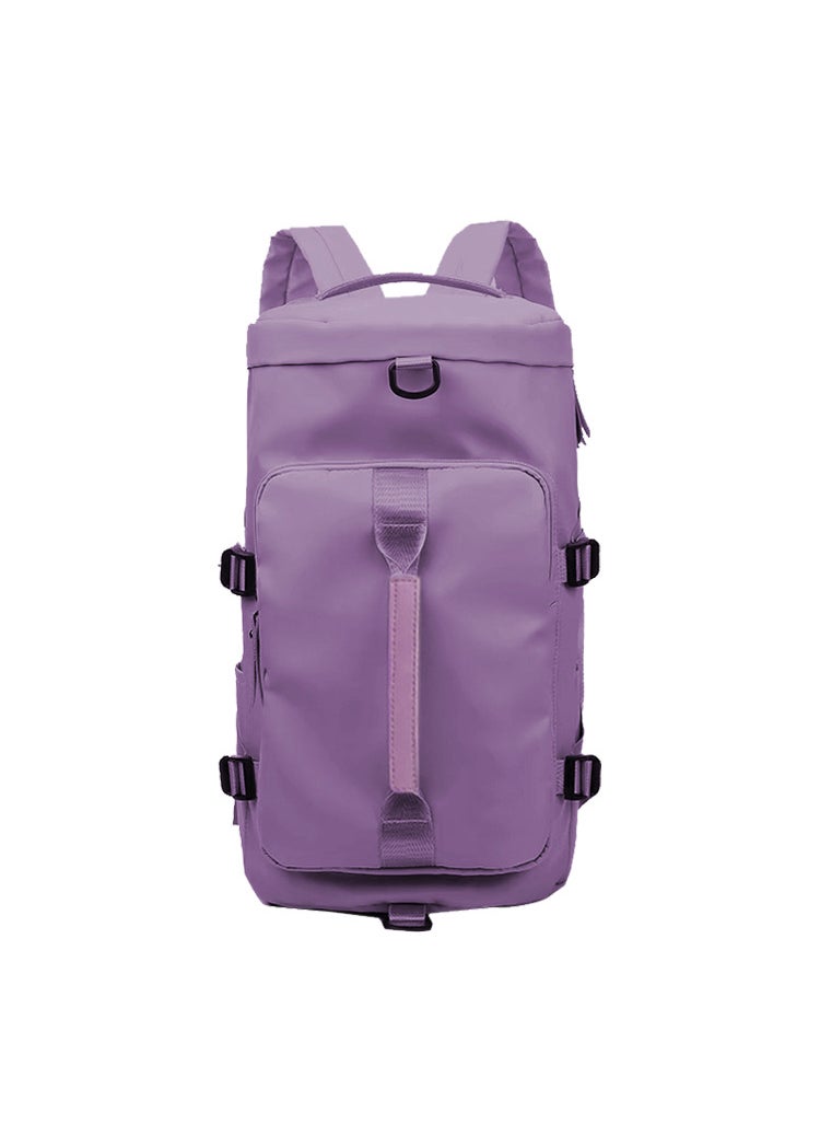 Korean Style Wet-Dry Duffle Yoga Gym Bag light purple