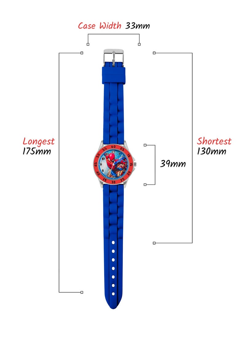 Disney Marvel Spiderman Blue Strap Boys Watch - SPD9048