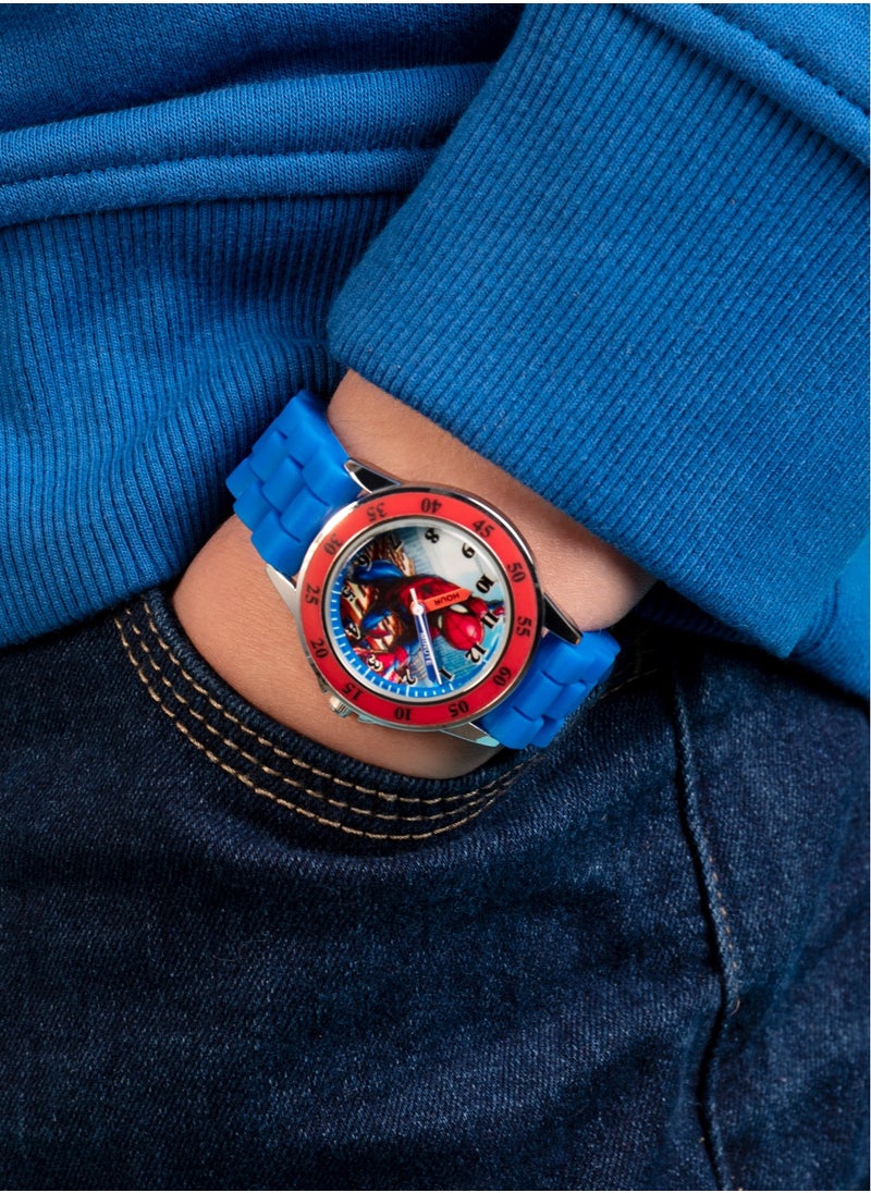 Disney Marvel Spiderman Blue Strap Boys Watch - SPD9048