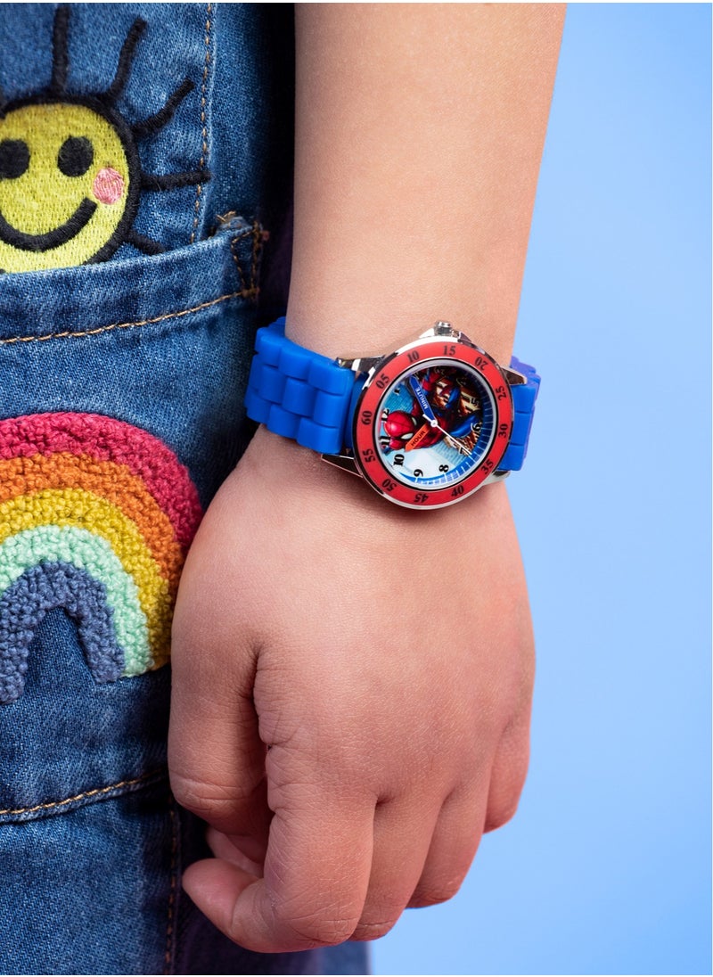 Disney Marvel Spiderman Blue Strap Boys Watch - SPD9048