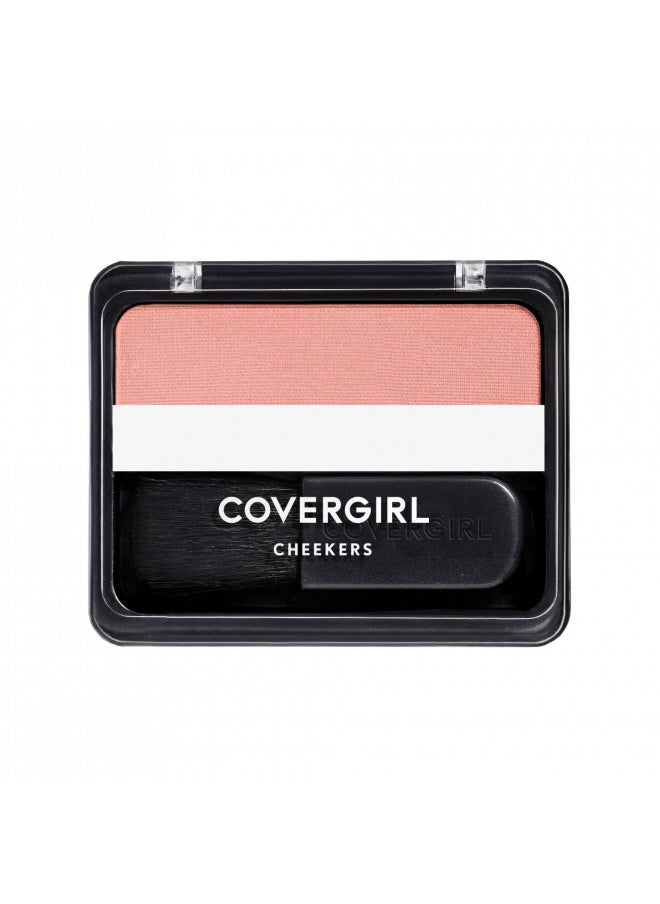 COVERGIRL Cheekers Blendable Powder Blush, Brick Rose 180, 0.12 ounce (Packaging May Vary), 1 Count