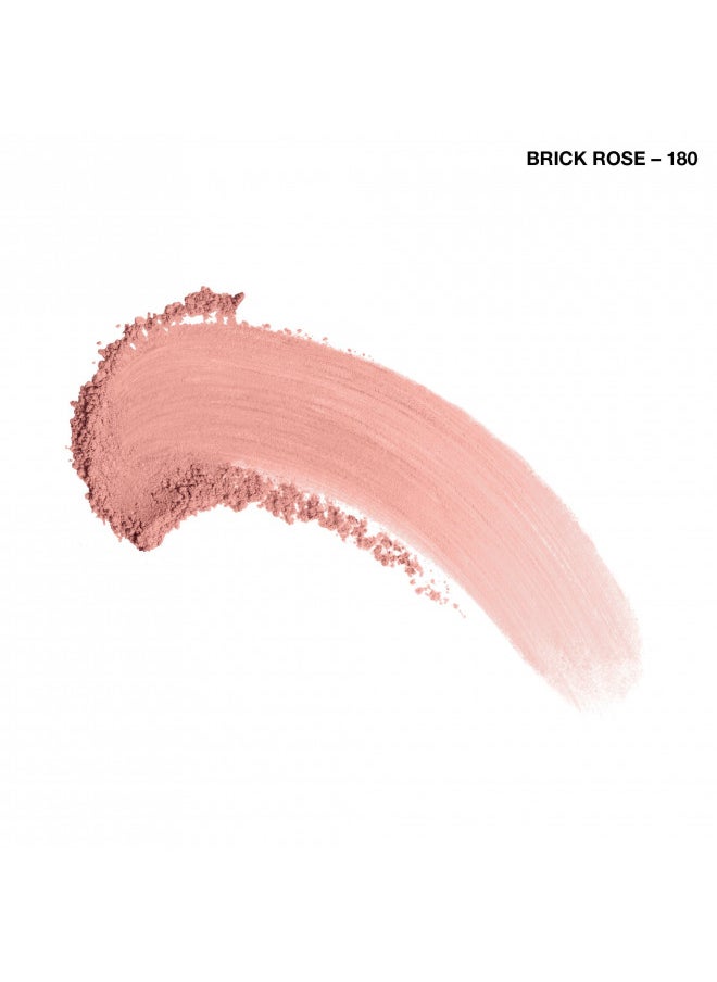 COVERGIRL Cheekers Blendable Powder Blush, Brick Rose 180, 0.12 ounce (Packaging May Vary), 1 Count
