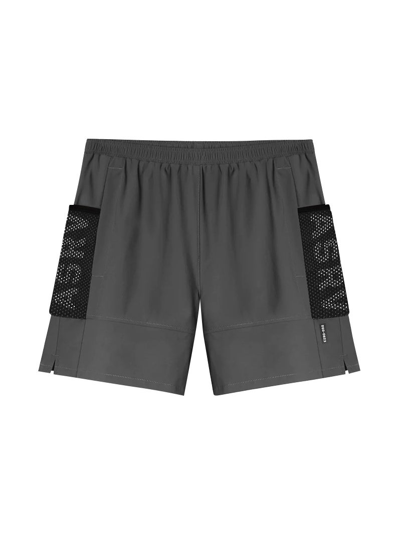 Summer Mens Lightweight Quick-Dry Waterproof Shorts Grey