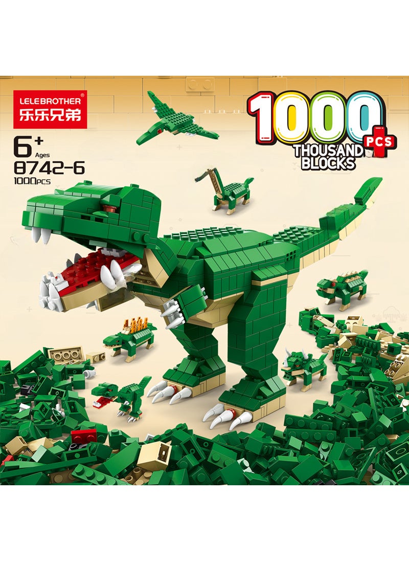 Educational Building Blocks Space Shuttle Kit Dinosaur 6-in-1 (Lele brothers 8472-6)