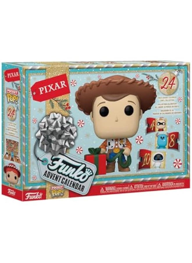 Pop! Advent Calendar: Pixar 2024, 24 Pocket Pop! Vinyl Figures