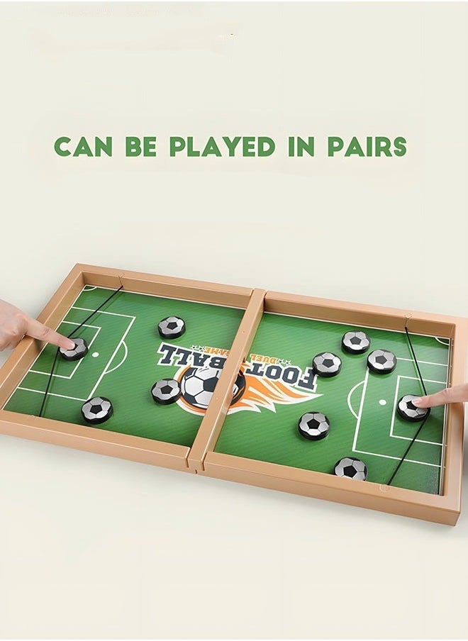 Game Toys,Foldable Foosball Winner Board Games, Hockey Table Puck Party Game Parent-child Interactive Toy For Kids Adults Family Party Large Size