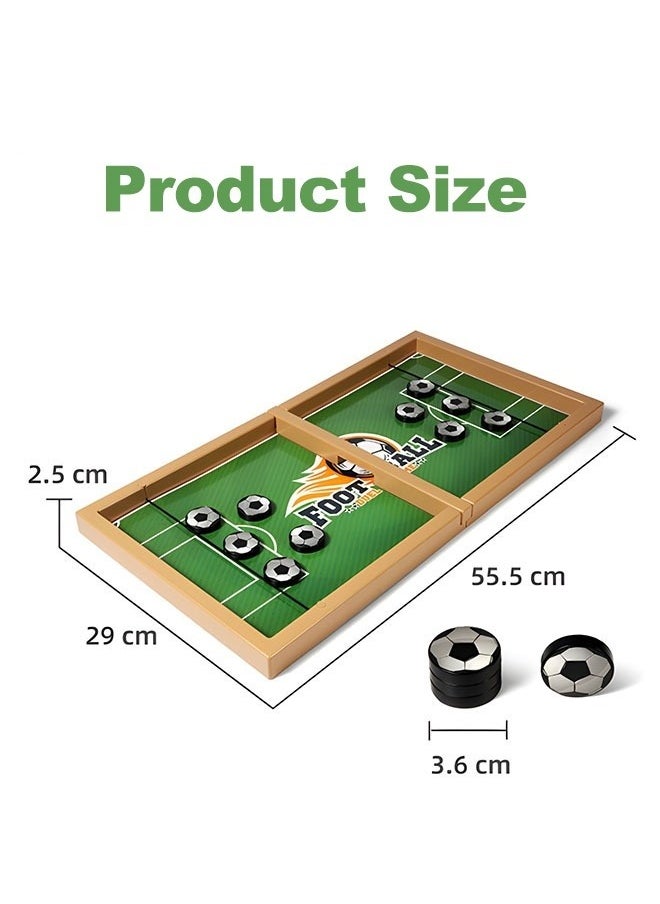 Game Toys,Foldable Foosball Winner Board Games, Hockey Table Puck Party Game Parent-child Interactive Toy For Kids Adults Family Party Large Size