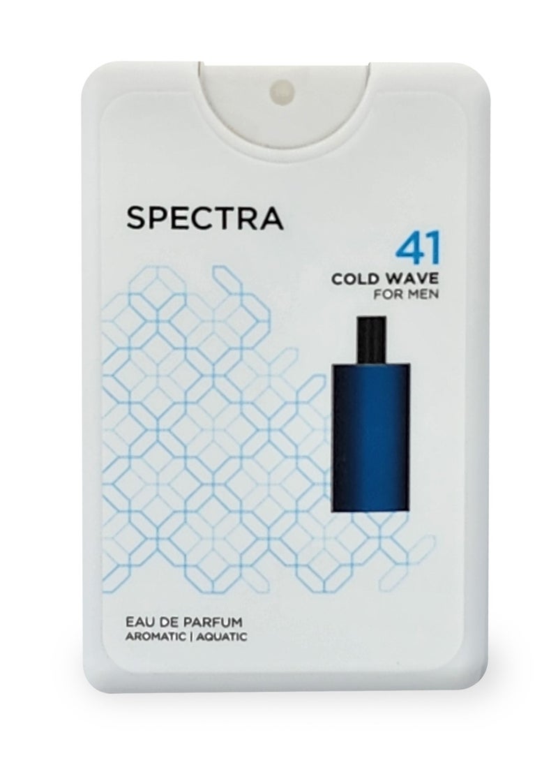 Spectra Pocket 041 Cold Wave Eau De Parfum For Men – 18ml