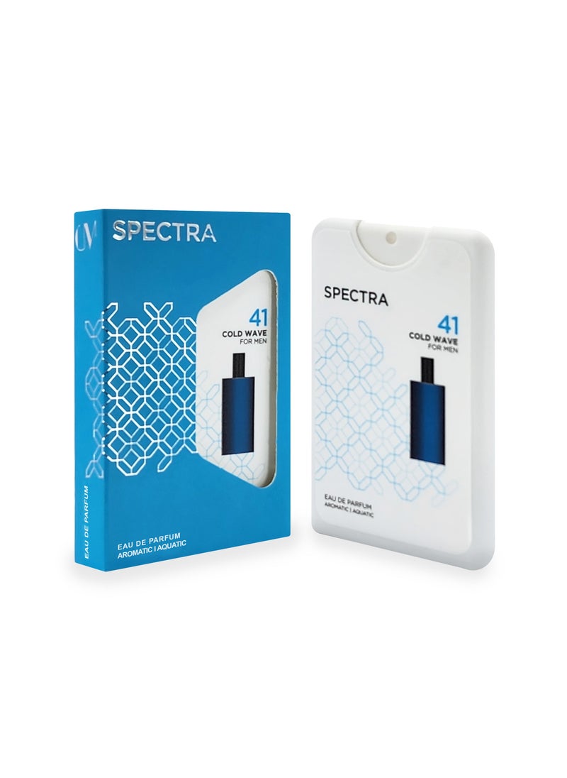 Spectra Pocket 041 Cold Wave Eau De Parfum For Men – 18ml