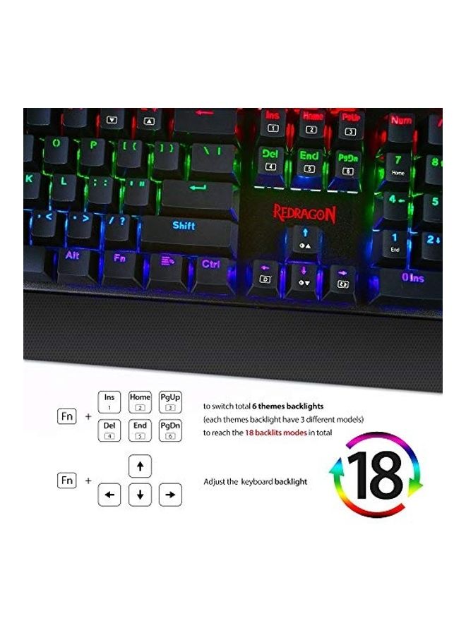 K557 RGB Backlit Mechanical Gaming Keyboard