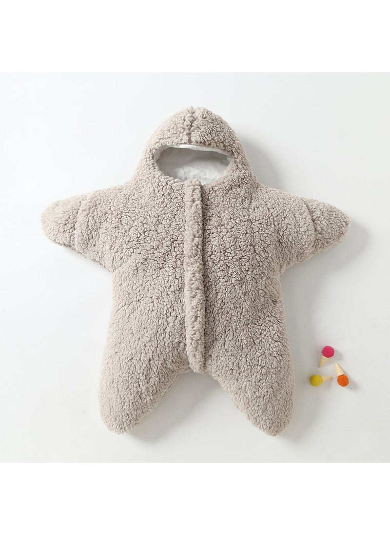 Newborn Anti-Startle Autumn Winter Gray (star wool sweater)