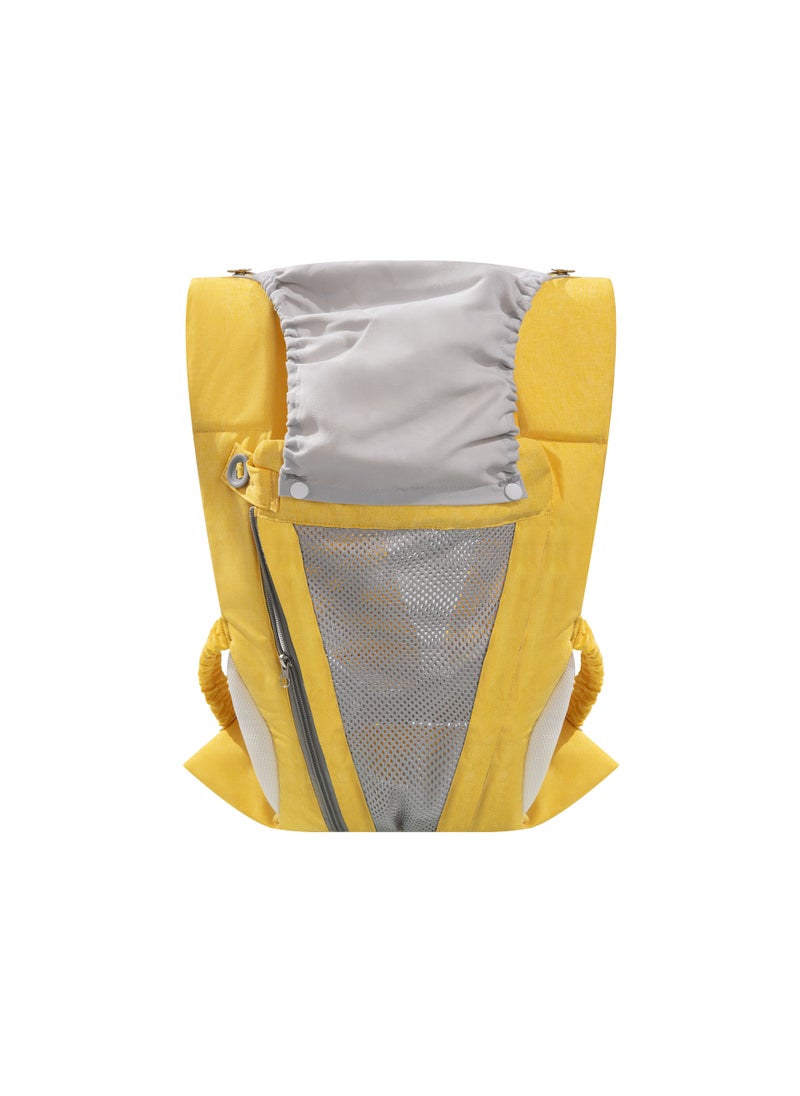 Baby Carrier Multifunctional Lightweight Front Back Sling Yellow net