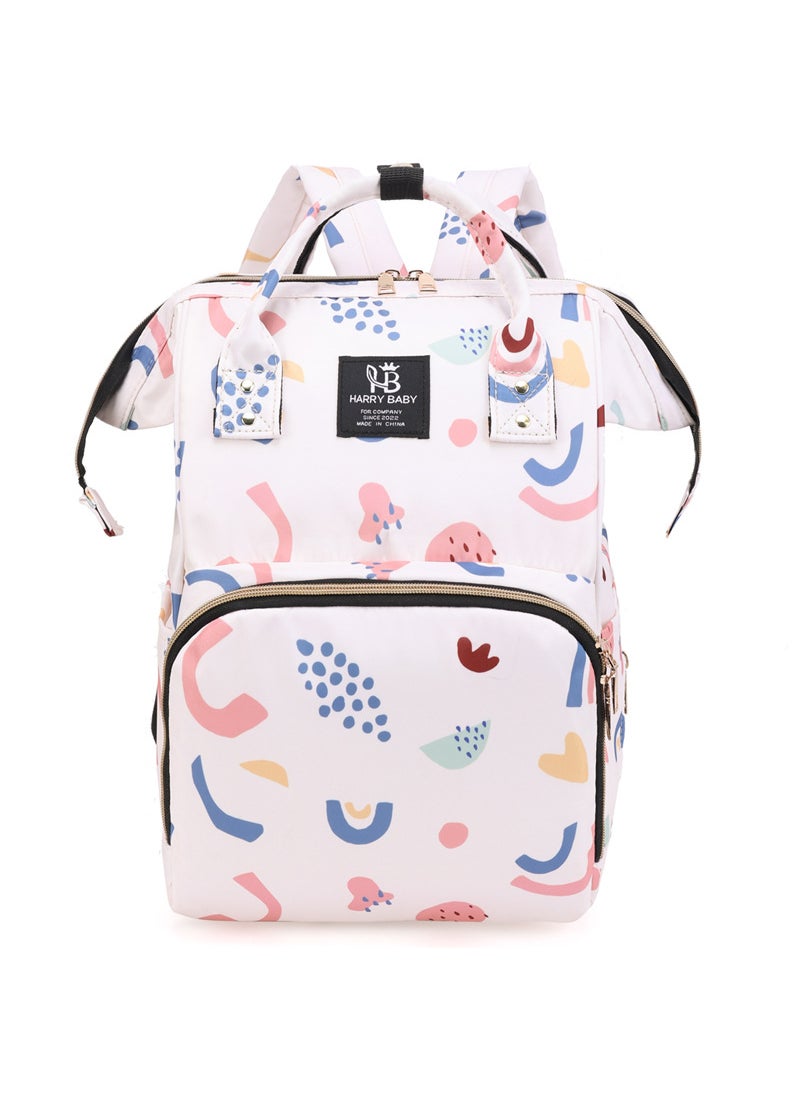 Lightweight Multi-function Diaper Bag Strawberry Powder