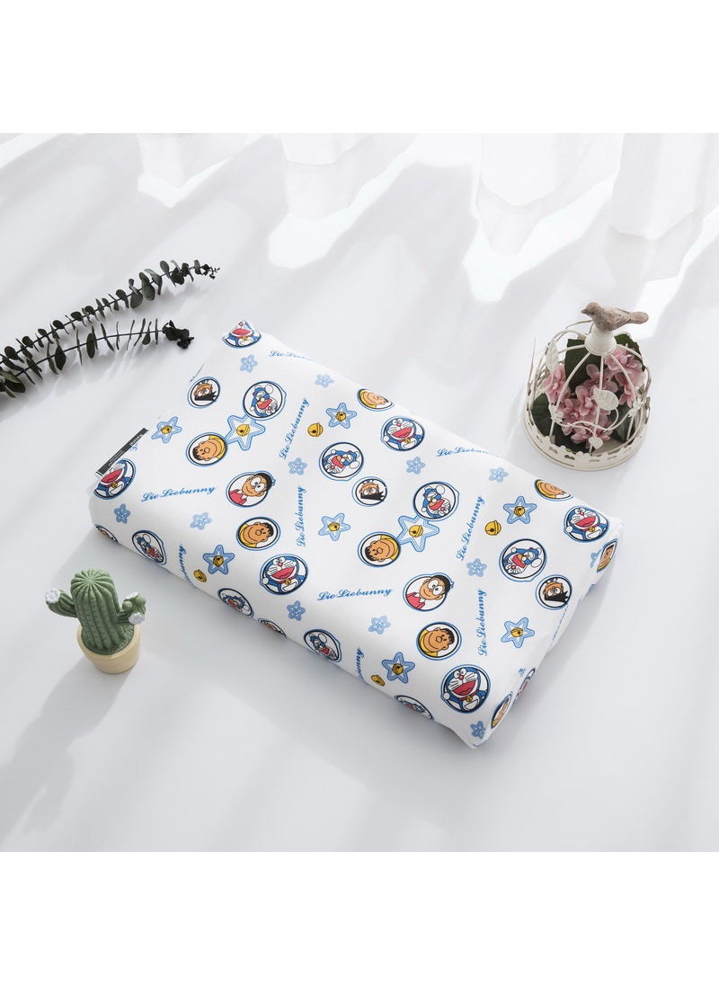 Thai Cotton Baby-Safe Latex Pillow for Kids Doraemon