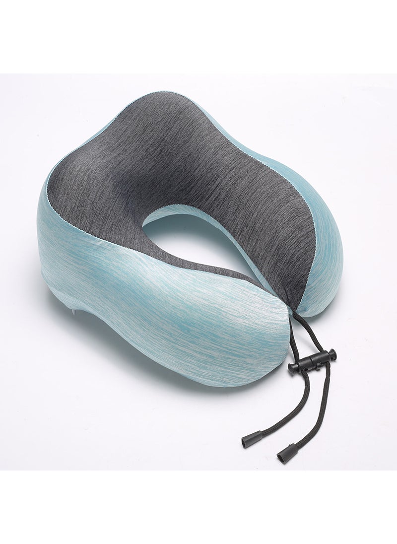 Memory Foam U-Shape Travel Pillow Green