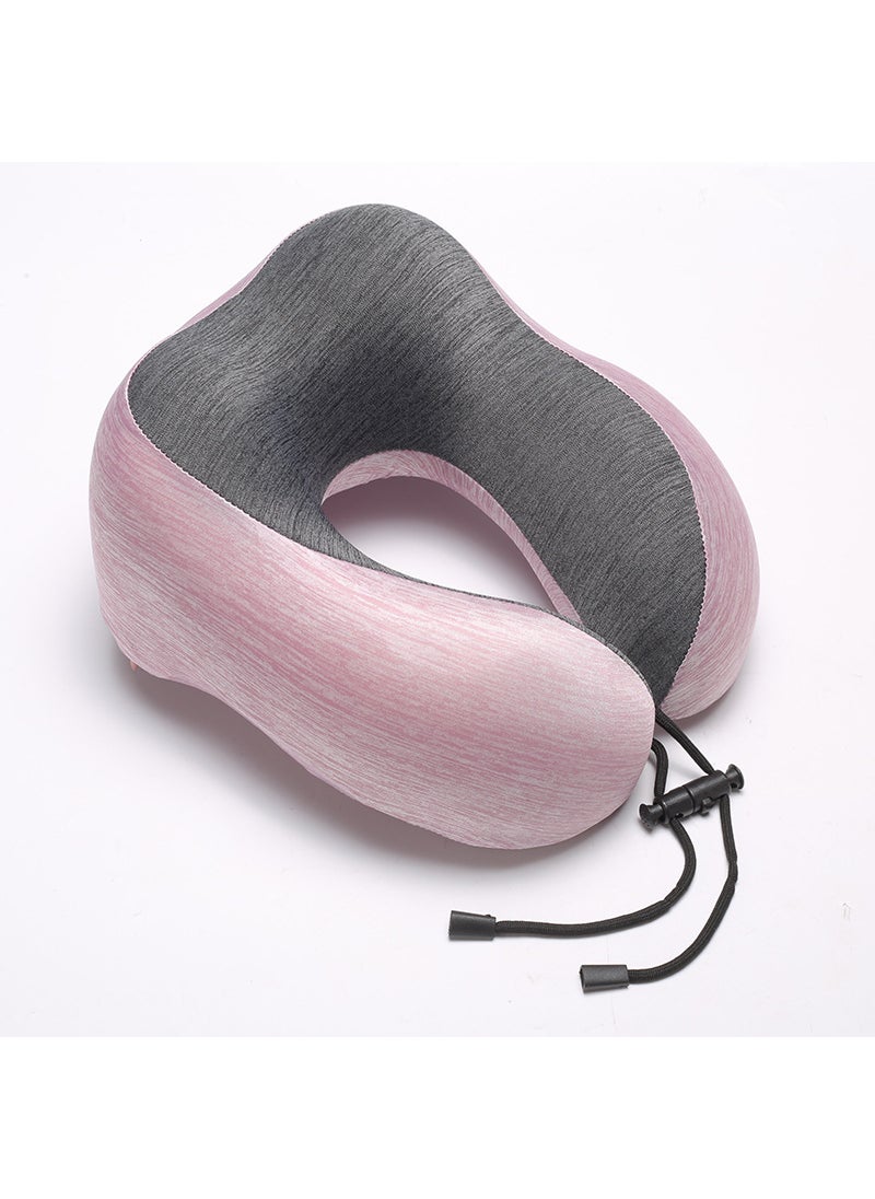 Memory Foam U-Shape Travel Pillow Powder