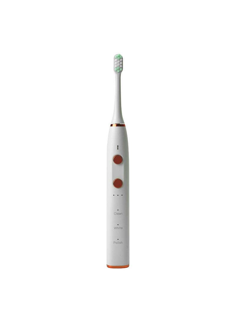 Sonic Electric Toothbrush Couple Smart Modes 2000mAh Waterproof White