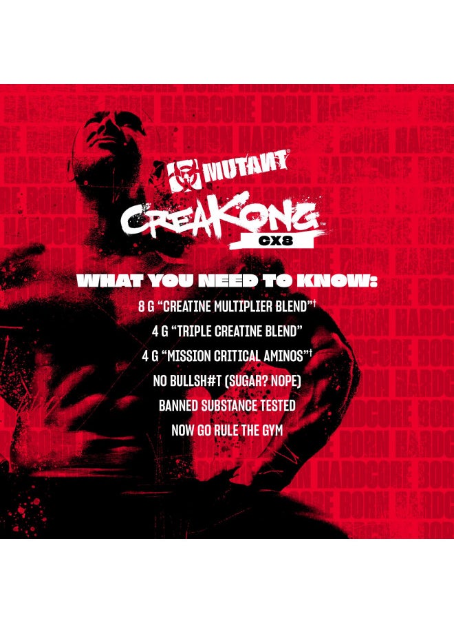 Mutant CREAKONG CX8 | Advanced Creatine Multiplier | Creatine + Amino Acid Supplement - 249 g | 30 Serving