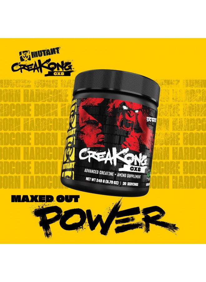 Mutant CREAKONG CX8 | Advanced Creatine Multiplier | Creatine + Amino Acid Supplement - 249 g | 30 Serving