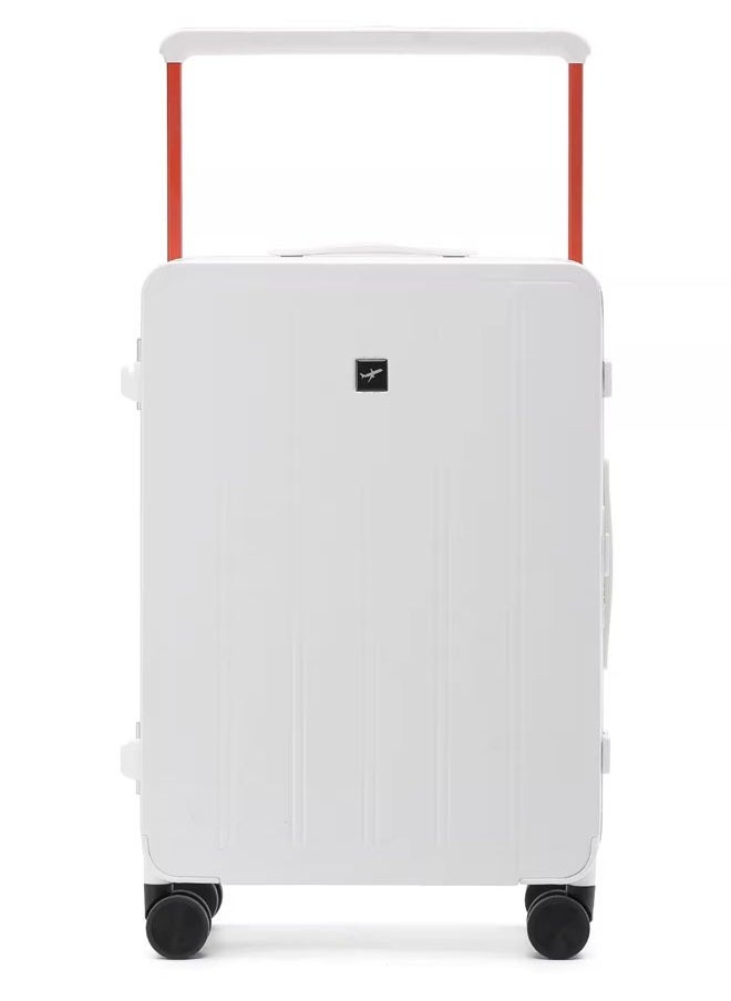 Premium Expandable Aluminum Frame  PC Suitcase with Broad Handle 24 Inch