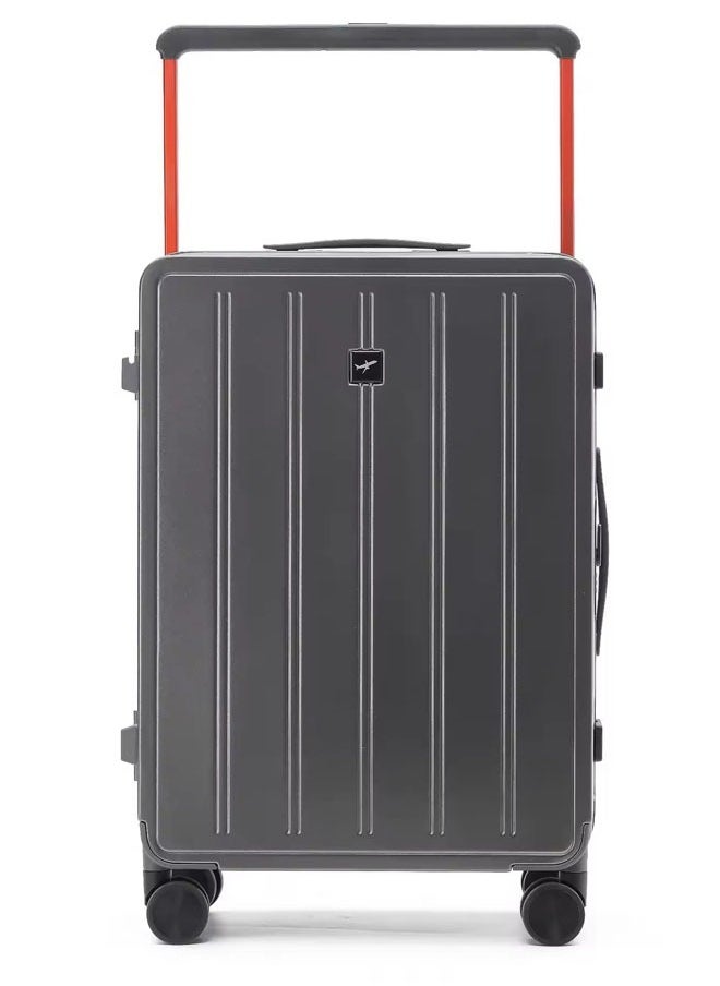 Premium Expandable Aluminum Frame  PC Suitcase with Broad Handle 20 Inch