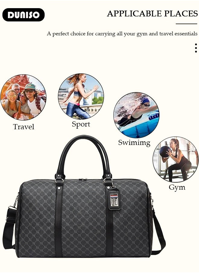 Travel Duffel Bag Luggage Collection Business Travel Suitcase Weekender Overnight Bag Large Carry On Airport Bag for Travel Business Trips Sports Duffel Bag Gym Sports Luggage Bags