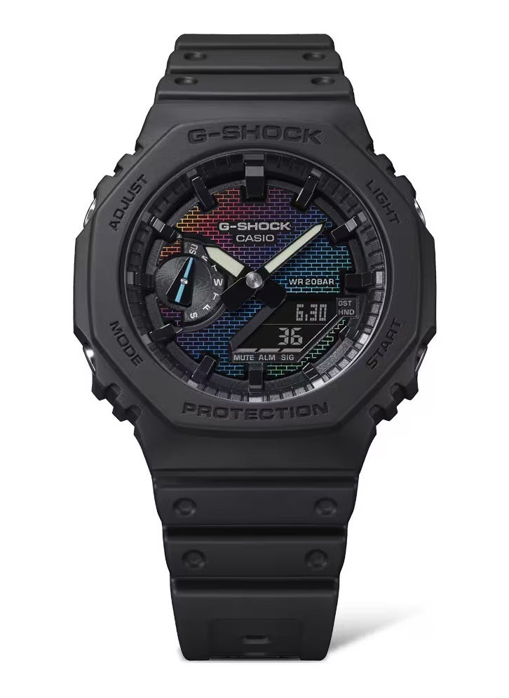 Analog+Digital Resin Band Watch GA-2100RW-1A