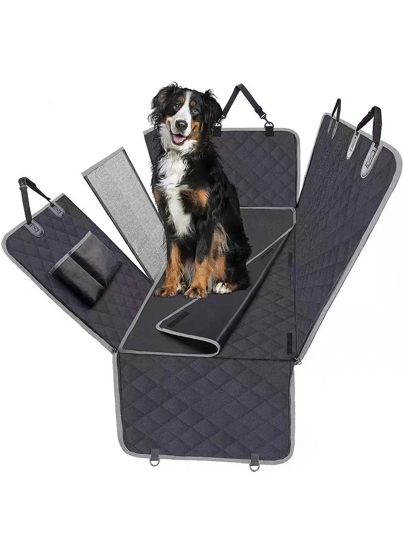 Zippered Waterproof Dog Mat Customized anti-dirty mat (black with gray edges)