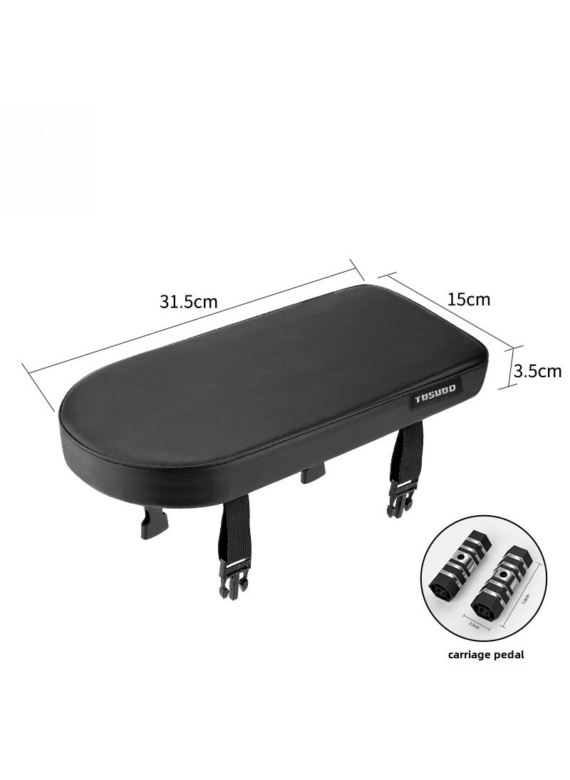 1 x 5 pcs Captain Tas Bike Rear Cushion Soft Saddle Classic [with 7CM manned pedal]]