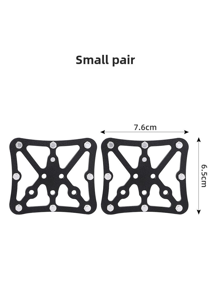 1 x 5 pcs Quick Release Bike Pedal Cleat Adapter Black small size