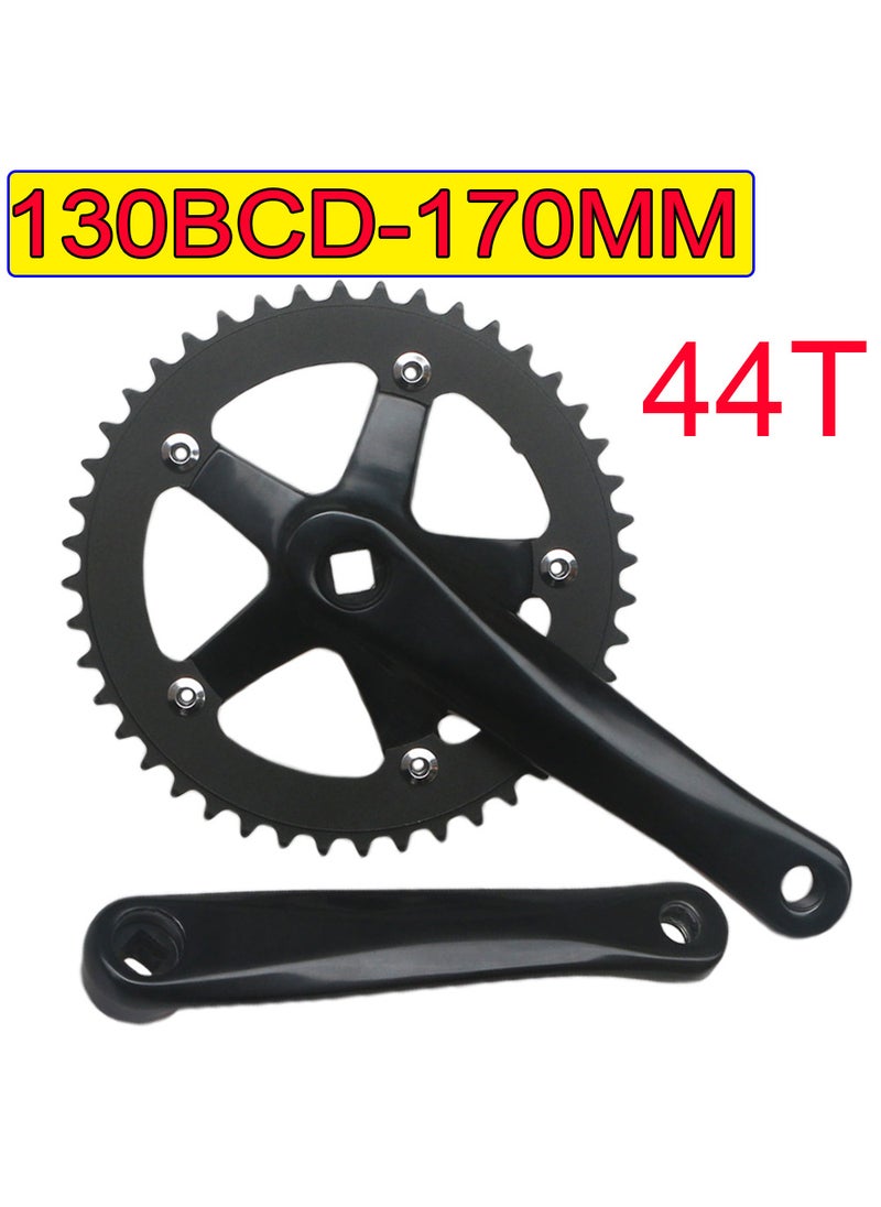 Road Bike Crankset 130BCD Alloy 44T 170mm 170mm crank +44T Disc