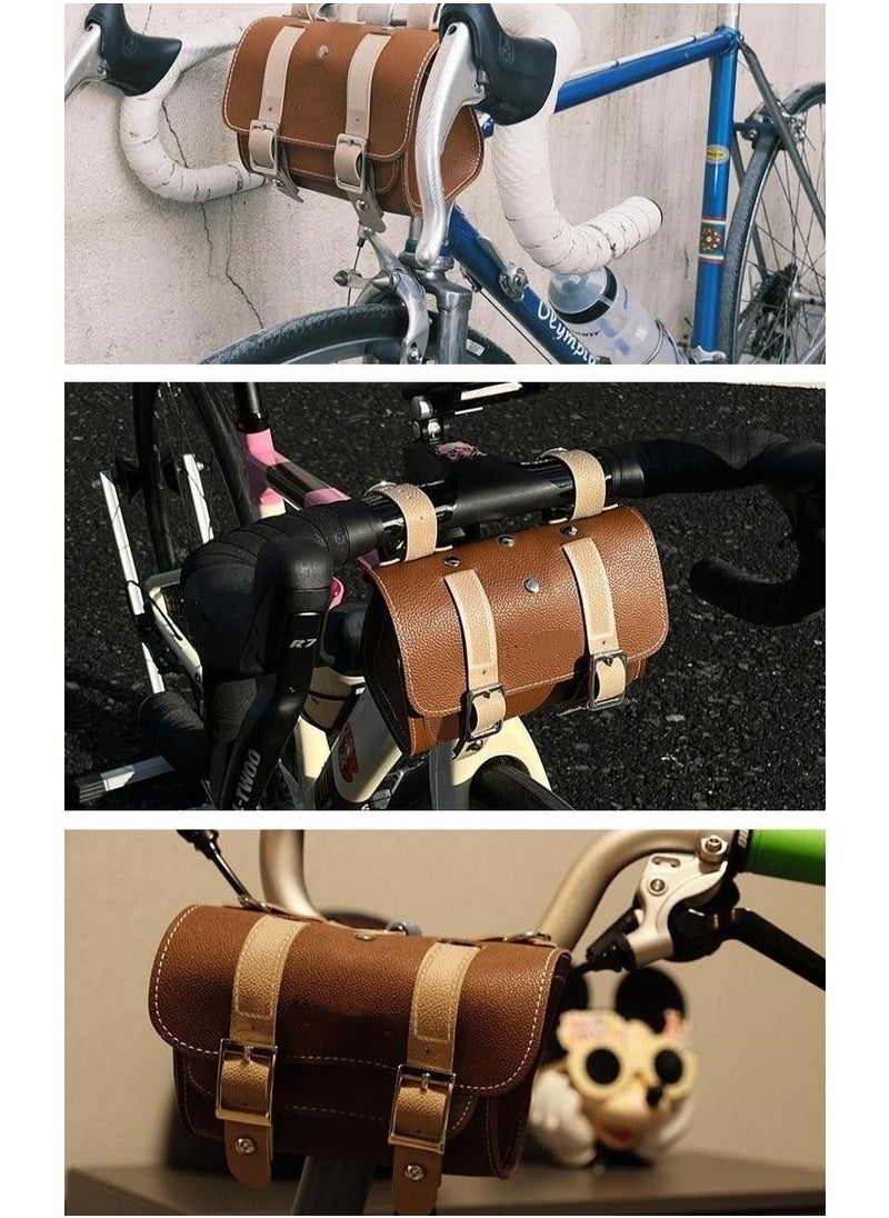 Universal Bicycle Handlebar Bag & Rear Rack Bag for Mountain and Commuter Bikes – Cycling Accessories, Durable and Stylish Bike Pouch for Front and Rear Use