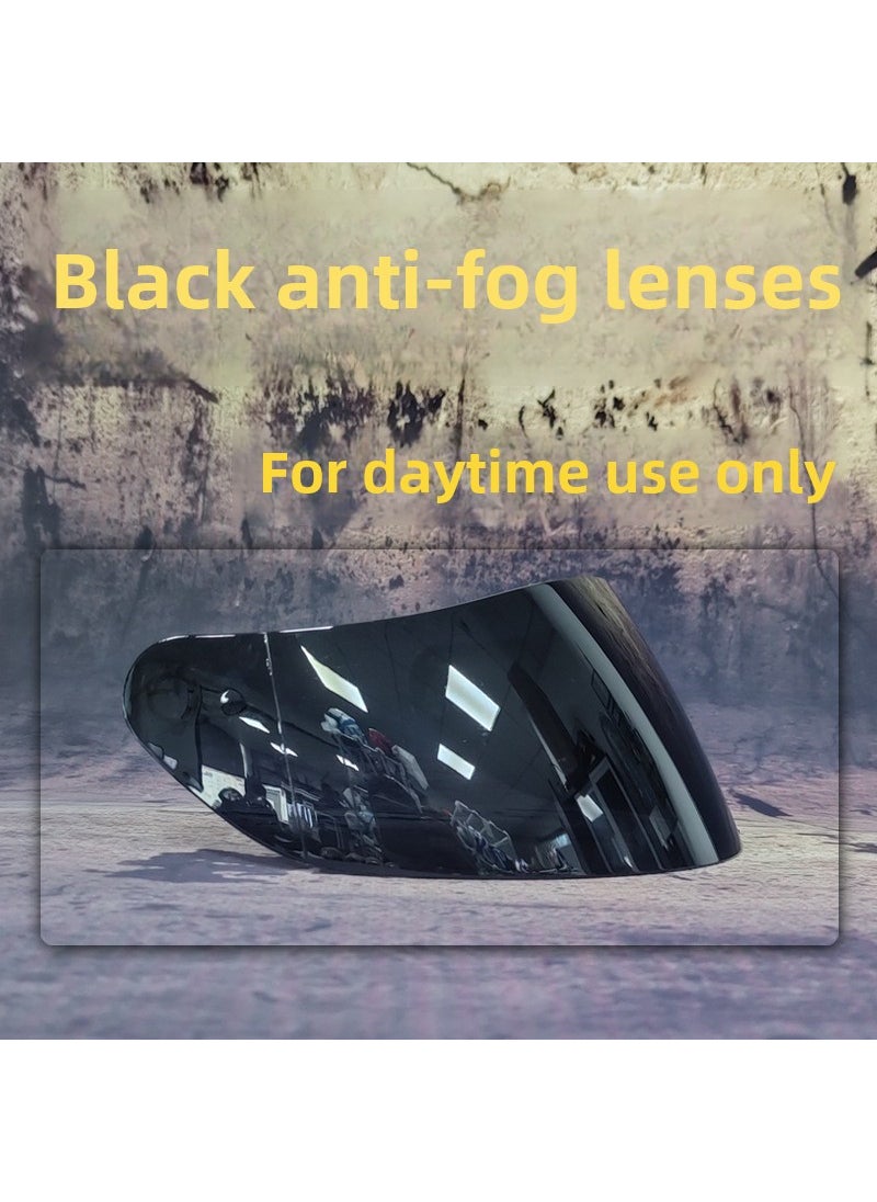 Universal Visor Lens Orz991 JieKai316/902 Aishen805-607 Helmet Shield Black anti-fog lens