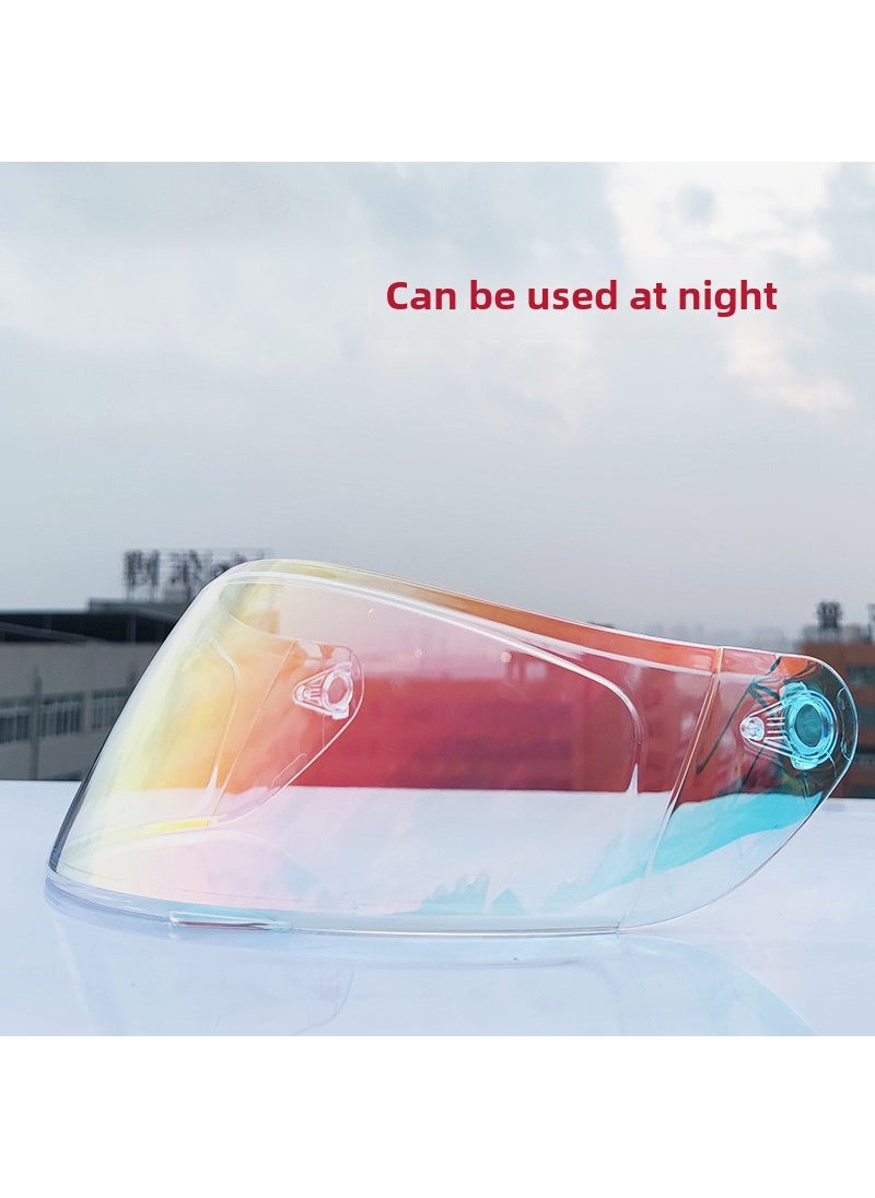 Universal Visor Lens Orz991 JieKai316/902 Aishen805-607 Helmet Shield Colorful red lens (night vision)