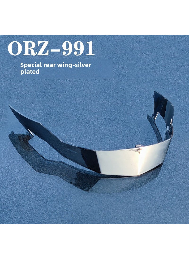 Universal Visor Lens Orz991 JieKai316/902 Aishen805-607 Helmet Shield 991 silver-plated tail