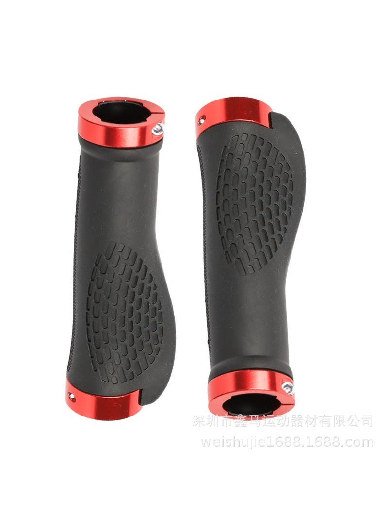 1 x 5 pcs Ergonomic Resin Grips for Mountain Bikes Black