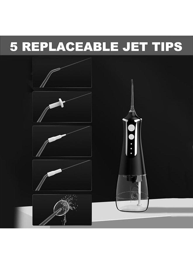 Portable USB Rechargeable Water Jet Teeth Cleaner with Water Flosser