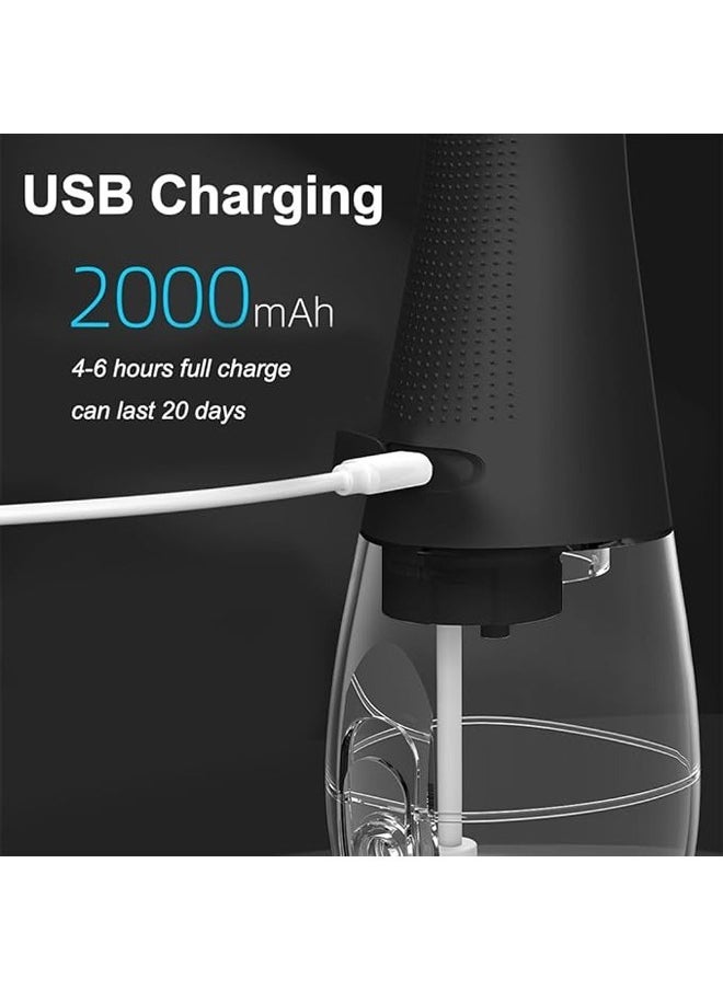 Portable USB Rechargeable Water Jet Teeth Cleaner with Water Flosser