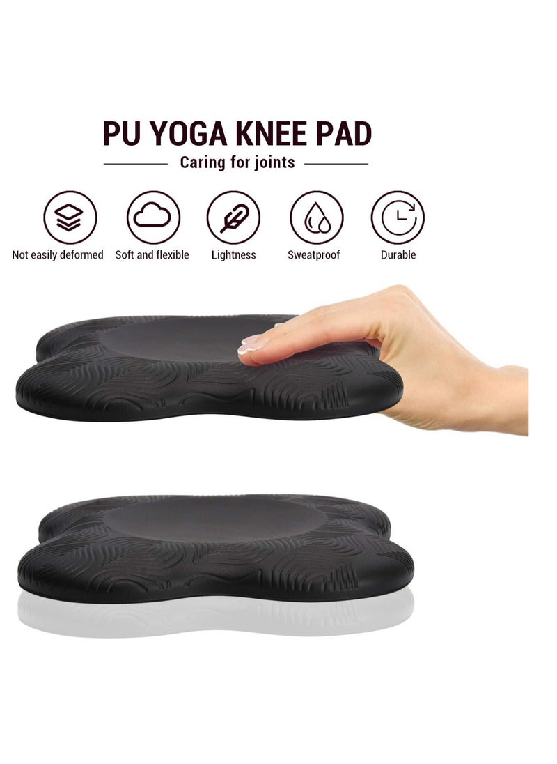 2PCS Yoga Knee Pad，Anti Slip Foam Yoga Kneeling Pad for Protecting Knee