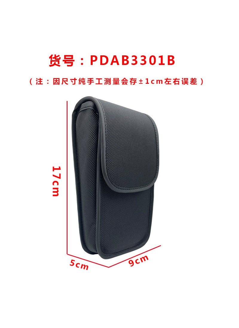 1 x 5 pcs Portable Scanner PDA Waist Pouch Large Phone Holder PDAB3301B Black