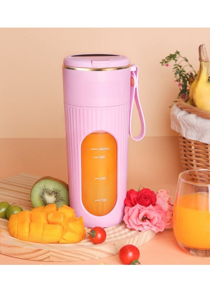 340ML Juicer Multi functional Electric Mini Portable Fruit Squeezing and Juice Mixing Cup