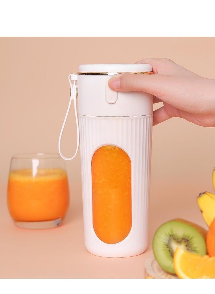 340ML Juicer Multi functional Electric Mini Portable Fruit Squeezing and Juice Mixing Cup