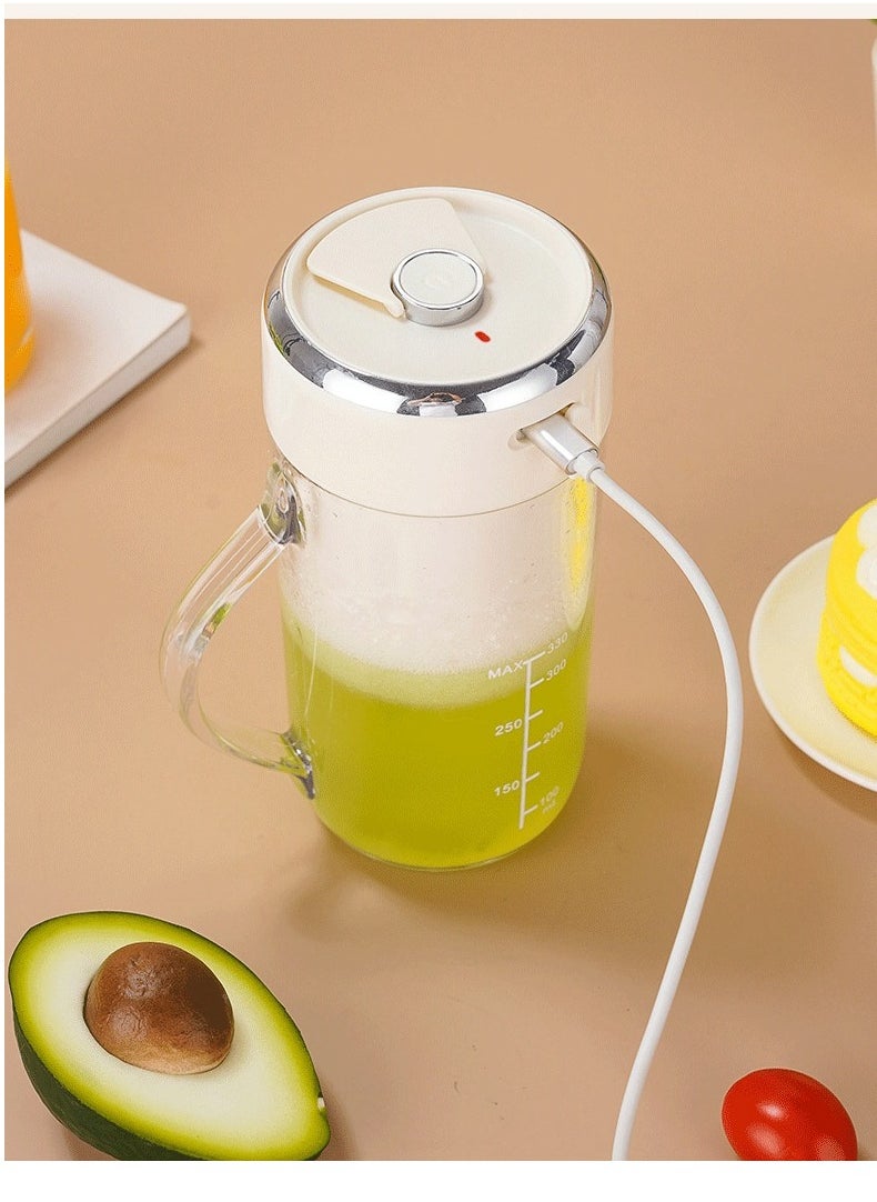 330ML Juicer Multi functional Electric Mini Portable Fruit Squeezing and Juice Mixing Cup