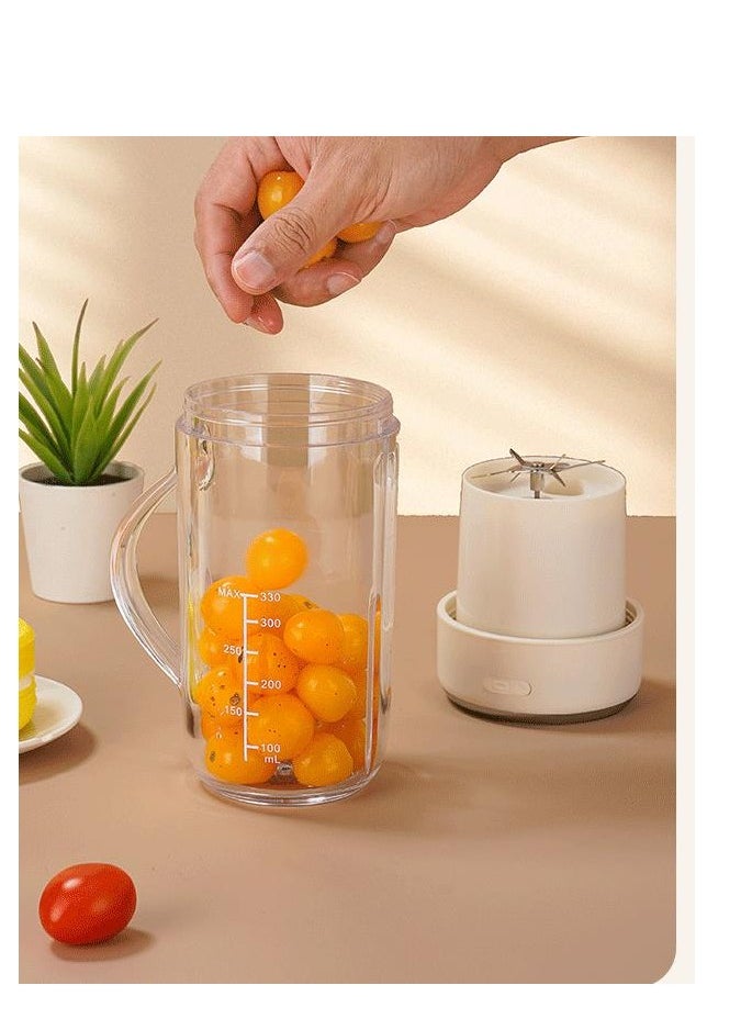 330ML Juicer Multi functional Electric Mini Portable Fruit Squeezing and Juice Mixing Cup