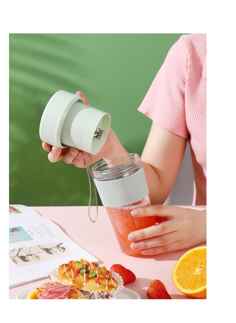 350ML Juicer Multi functional Electric Juice Cup Large Capacity Portable Blender Juice Cup Creative Gift