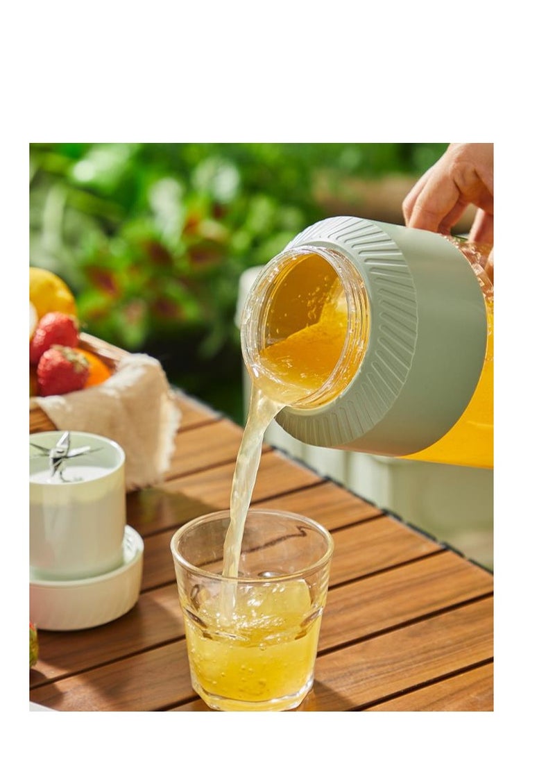 1000ML Juicer Multi functional Electric Juice Cup Large Capacity Portable Blender Juice Cup Creative Gift