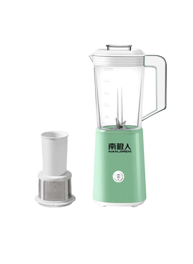 Multifunctional Food Processor Blender Mixer Green + filter screen