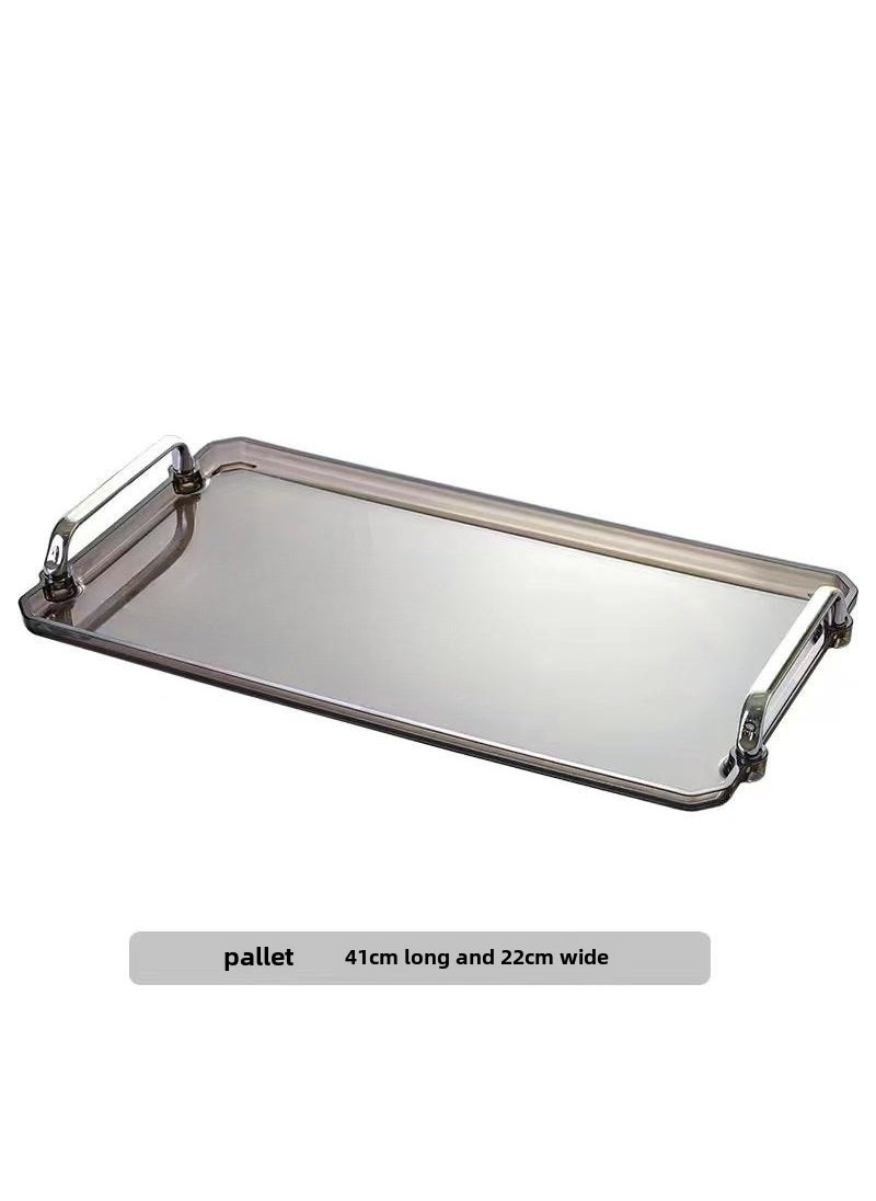 Nordic Glass Cup Tray Set for Home Laser binaural tray 